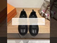 春秋新作クラシックツートンカラーエルメス厚底ダッドシューズ男女兼用、本革、身長アップ、カジュアル＆スポーティ、カップル、くり抜きレースアップ、カジュアル