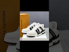 ルイ・ヴィトン カジュアルスポーツシューズ、白の靴、com