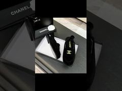 Teddy Fur Shoes, Chanel Autumn And Winter New Style, Genuine Leather Flat, Plush, Thickened And Warm