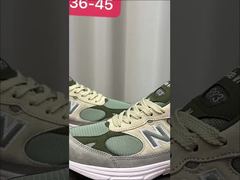 レトロで多用途なダッドシューズ、クラシックランニングシューズ、ニューバランスメンズ＆ウィメンズ通気性D