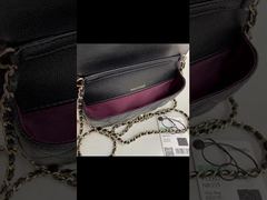 Europese en Amerikaanse crossbodytas met één schouder, hoge Chanel-textuur, kleine diamant in Chanel-stijl