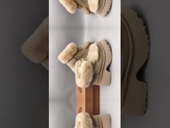 UGG Fleece Boots High Heel Warm & Stylish