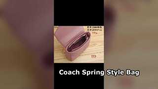 Coach Leather Cartoon Crossbody Bag Spring Style