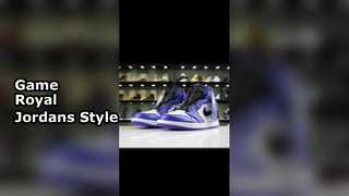 Air Jordan 1 Game Royal High Top Sneakers