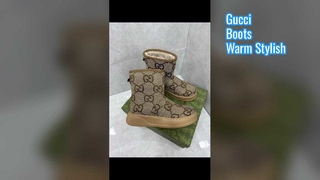 Gucci Snow Boots Warm Durable Anti Slip