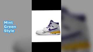 Mint Green Leather High Tops
