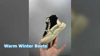 Boys Winter Snow Boots Warm Lined Lace Up