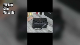 YSL Leather Chain Bag Versatile Shoulder Crossbody